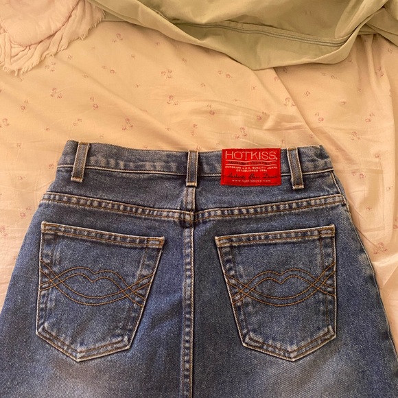 denim mini skirt - Picture 2 of 2